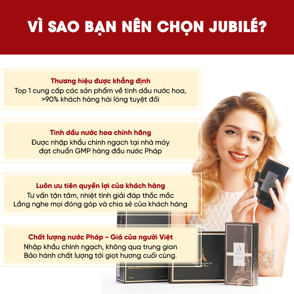  Combo 3 Set Tinh Dầu Nước Hoa Pháp Cao Cấp Jubilé Lăn 12ml+ Xịt 5ml 