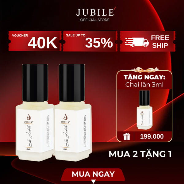  Combo 2 Chai Tinh Dầu Nước Hoa Pháp Jubilé lăn 3ml, Nước Hoa Pháp cao cấp Thơm Lâu 