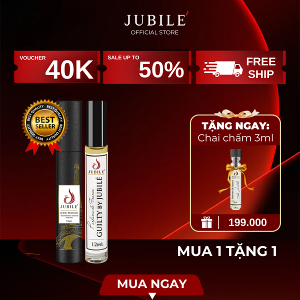 Jasmine by Jubilé - Tinh Dầu Nước Hoa Pháp Cao Cấp 12ml Lăn 