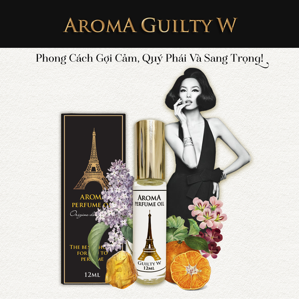  Aroma Guilty W – Tinh dầu nước hoa Pháp Nữ 
