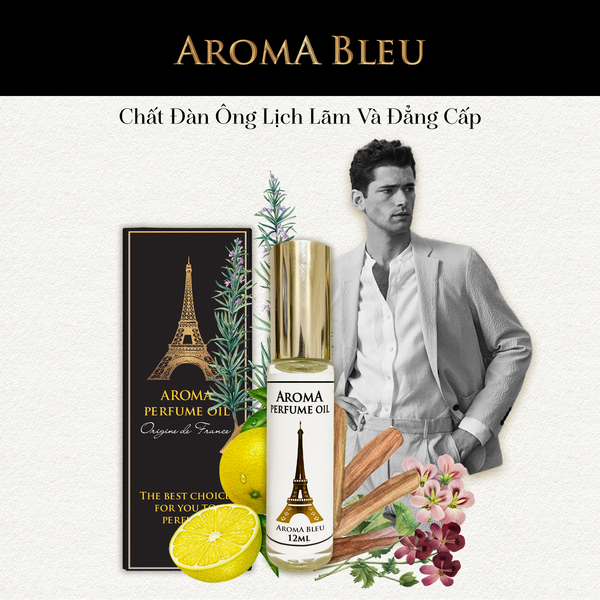  Aroma Bleu – Tinh dầu nước hoa Pháp Nam 