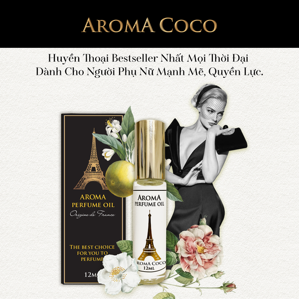  Aroma Coco W – Tinh dầu nước hoa Pháp Nữ 