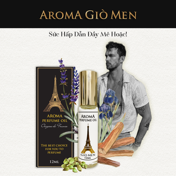  Aroma Gio M – Tinh dầu nước hoa Pháp Nam 