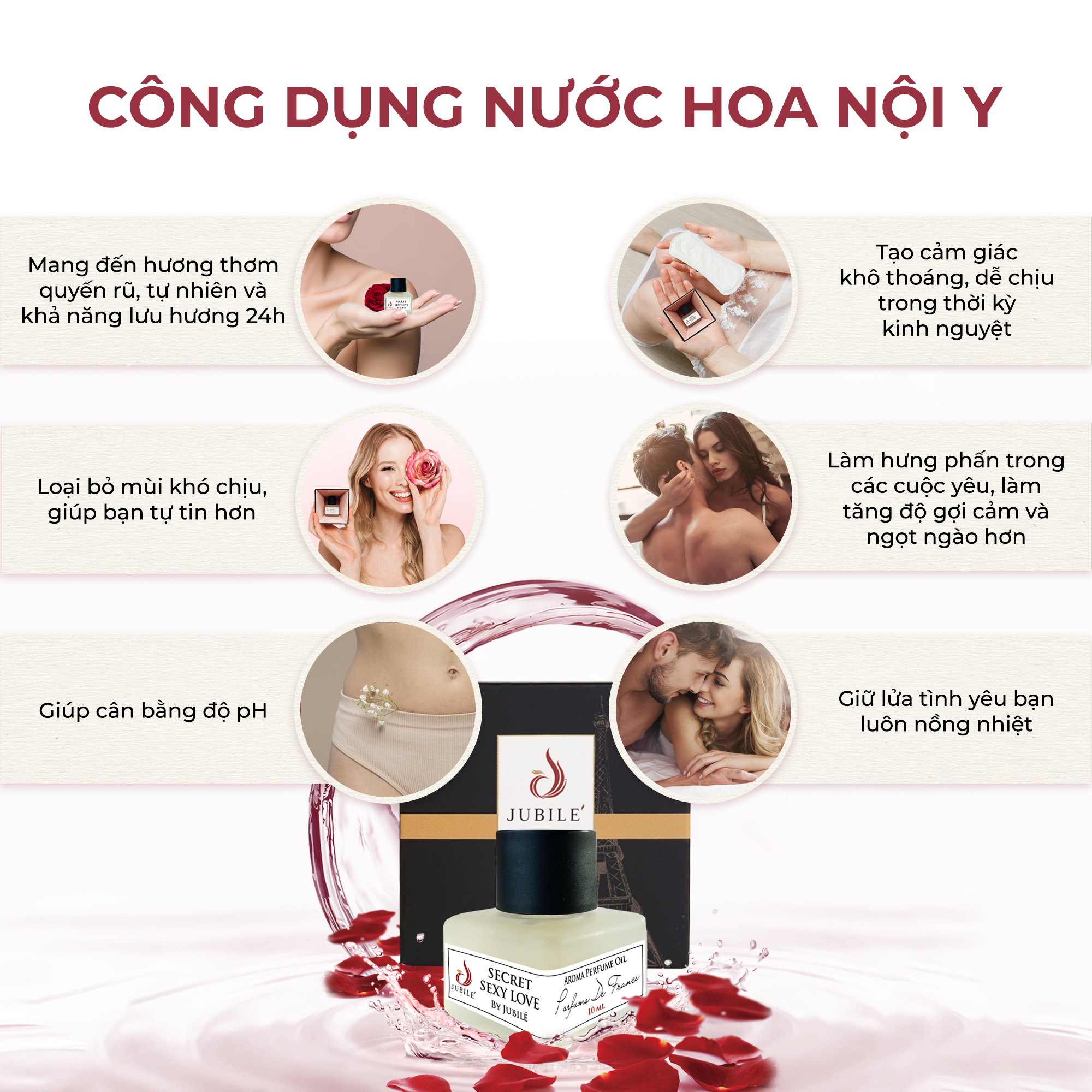 Nước hoa Nội Y Pháp Secret Sexy Love by Jubilé 