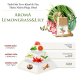  Aroma Lemongrass & Lily - Tinh Dầu Dạng Treo Khuếch Tán Cao Cấp 10ml, Tinh Dầu Thơm Khử Mùi Ô Tô, Phòng Ngủ, Tủ Quần Áo Sang Trọng 
