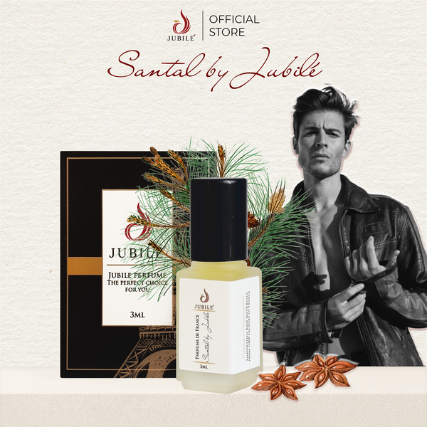  Santal by Jubilé - Tinh Dầu Nước Hoa Pháp Cao Cấp Mini Size 3ml Lăn 