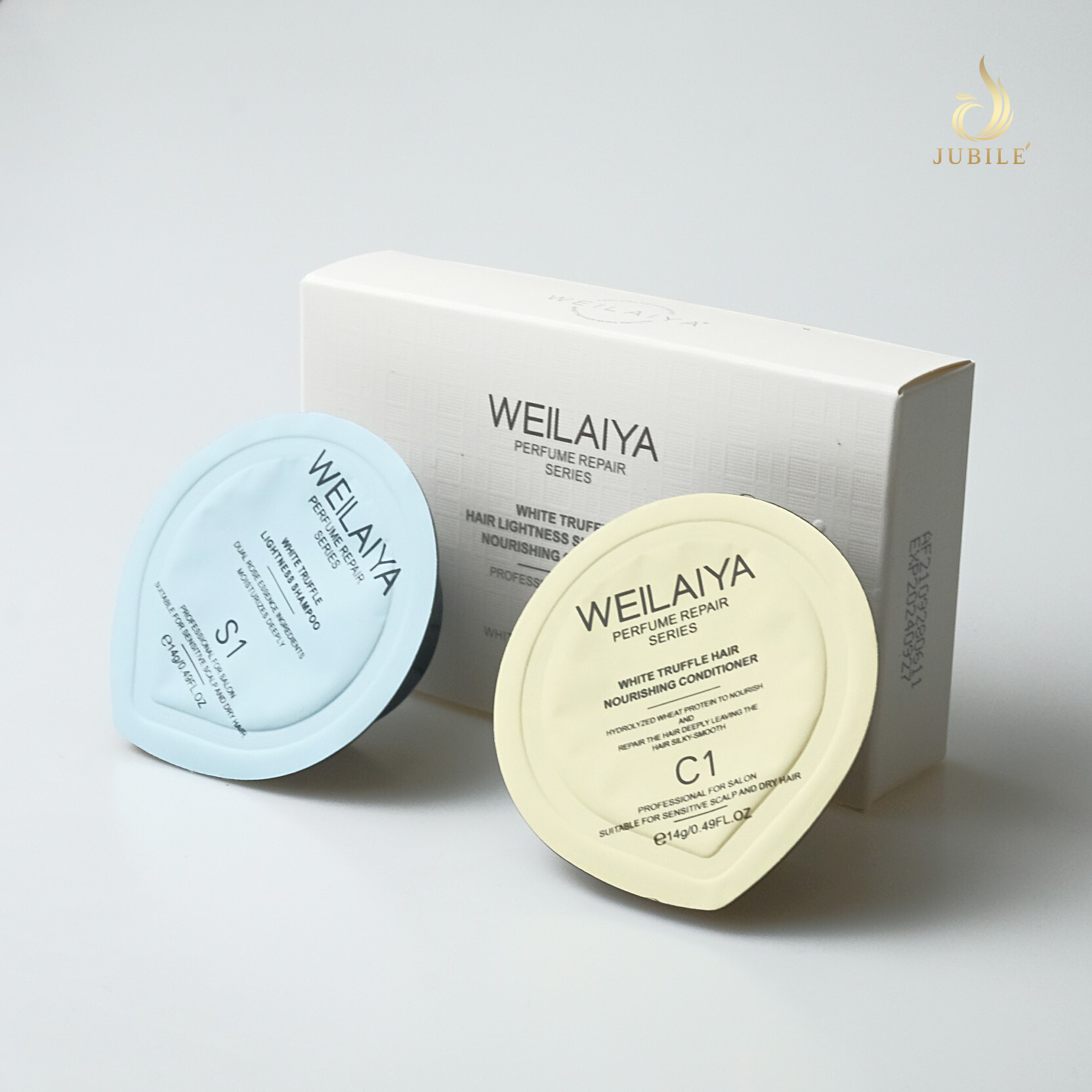  Cặp dầu gội phục hồi đa tầng Nấm Truffle Weilaiya Mini suôn mượt và nếp[ Chính Hãng] 