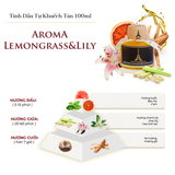  Lemongrass & Lily Jubilé - Tinh Dầu Thơm Phòng Que Gỗ, Nước Hoa Tự Khuếch Tán 100ml Cao Cấp, Sang Trọng 