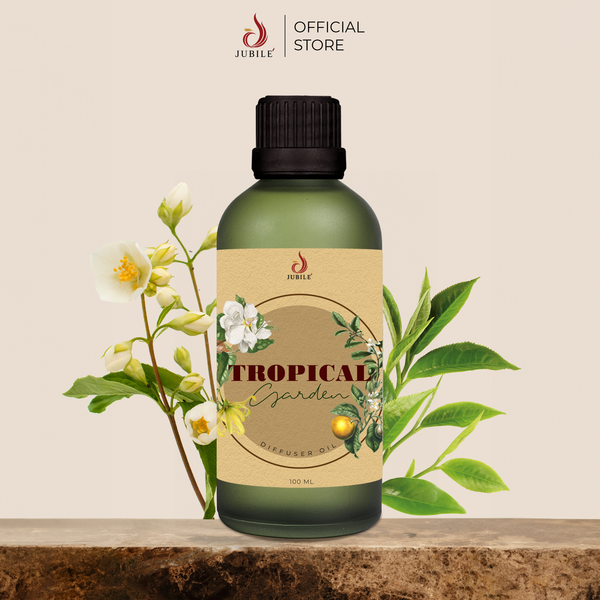  Tropical Garden -  Tinh Dầu Xông Máy, Tinh Dầu Thơm Phòng Thiên Nhiên 100ml Cao Cấp, Sang Trọng 