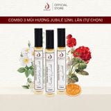 Combo 3 Chai Tinh Dầu Nước Hoa Pháp Jubilé 12ml Lăn, Nước Hoa Pháp cao cấp Thơm Lâu 