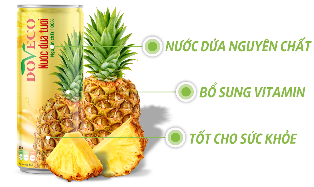 Nước dứa tươi nguyên chất
