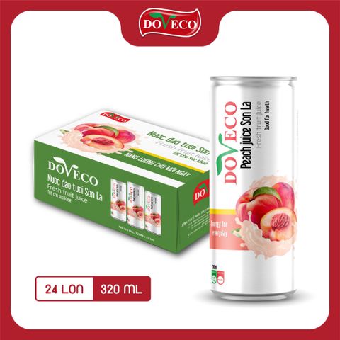 FRESH PEACH JUICE (24 CANS /CARTON)