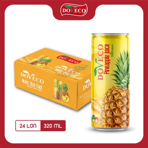 NATURAL PINEAPPLE JUICE  (24 cans /carton)