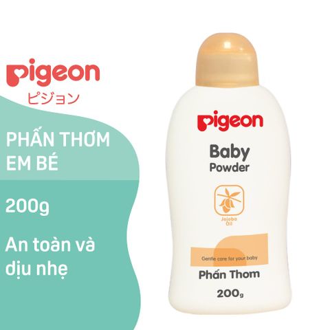 Phấn Thơm Em Bé Pigeon Nắp Màu 200G