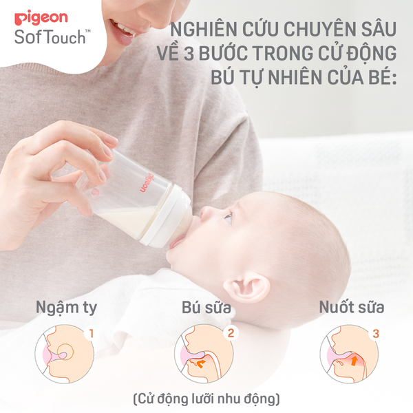 Bình Sữa Softouch T-Ester Plus Thế Hệ III - Chiếc lá 200 ml/300ml