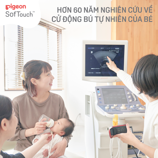 Núm ty Pigeon siêu mềm Plus thế hệ III phiên bản Nhật (2 cái/hộp)