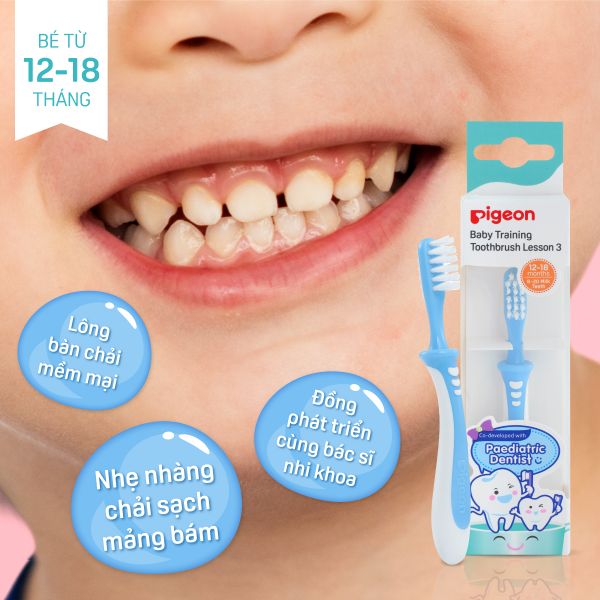 Bàn Chải Đánh Răng Bước 3 Xanh Dương