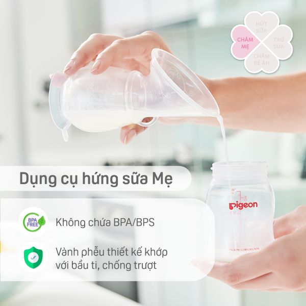 Dụng cụ hứng sữa mẹ Pigeon