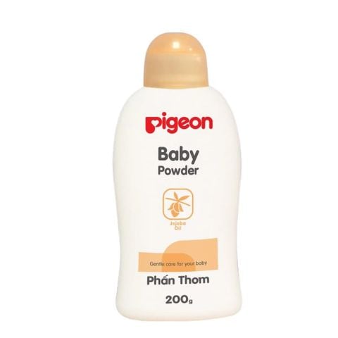 Phấn Thơm Em Bé Pigeon Nắp Màu 200G