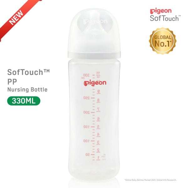 Bình sữa Pigeon PP Plus thế hệ III 160ml/240ml/330ml