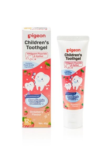 Kem Đánh Răng Trẻ Em Pigeon - Hương Dâu