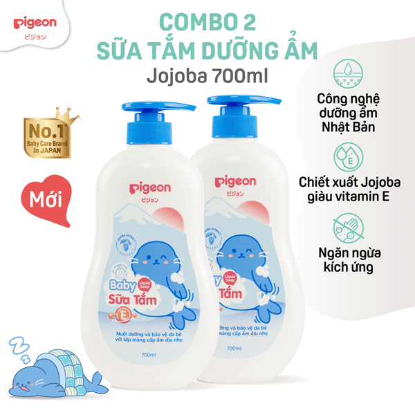 Sữa Tắm Dịu Nhẹ Jojoba Pigeon 700Ml