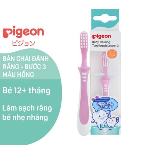 Bàn Chải Đánh Răng Bước 3 Hồng