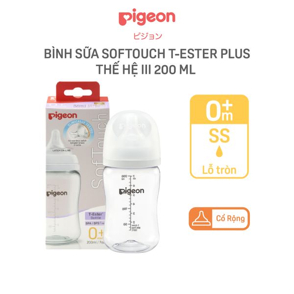 Bình Sữa Softouch T-Ester Plus Thế Hệ III 200ml/300ml