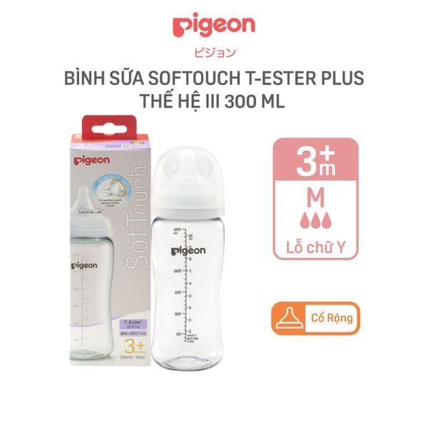 Bình Sữa Softouch T-Ester Plus Thế Hệ III 200ml/300ml