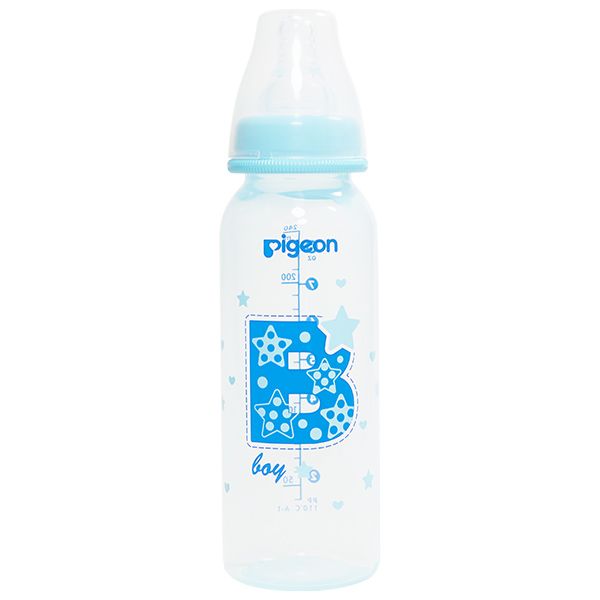 Bình sữa Pigeon PP Cao cấp Bé trai 240 ml