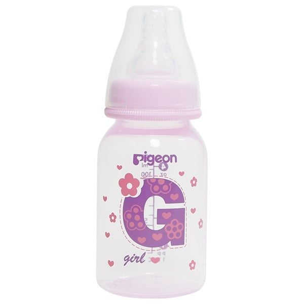 Bình sữa Pigeon PP Cao cấp Bé gái 120 ml