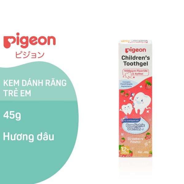 Kem Đánh Răng Trẻ Em Pigeon - Hương Dâu