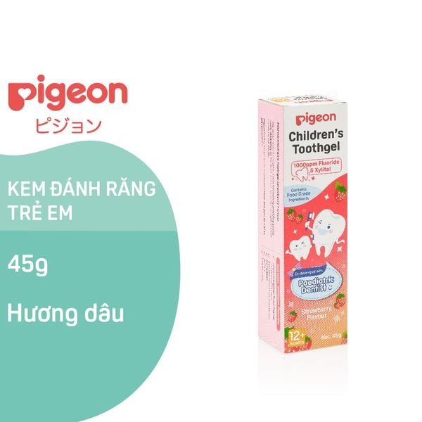 Kem Đánh Răng Trẻ Em Pigeon - Hương Dâu
