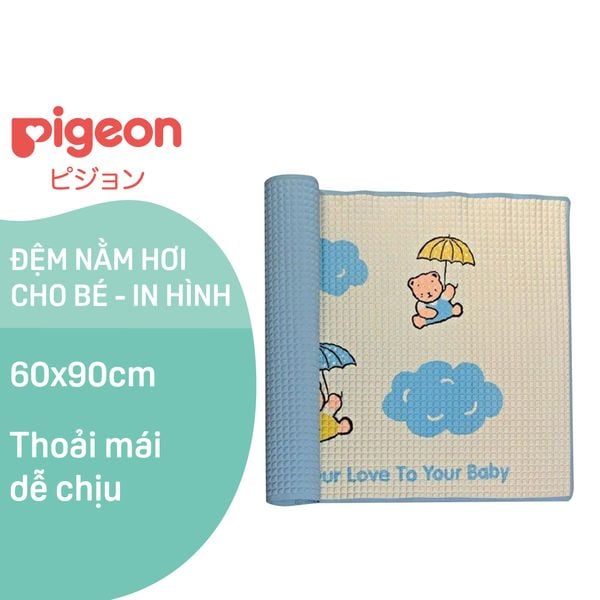 Đệm Nằm Hơi Cho Bé Cao Su Pigeon - Có Hình