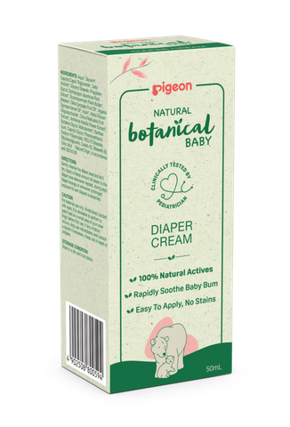 Kem Giúp Dưỡng Ẩm Và Làm Dịu Da Phần Mang Tả Cho Bé Pigeon Natural Botanical