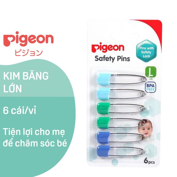 Kim Băng Cố Định Pigeon 6 Cái/Vỉ