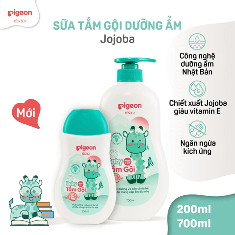 Tắm Gội Dịu Nhẹ Pigeon Hương Jojoba 700Ml