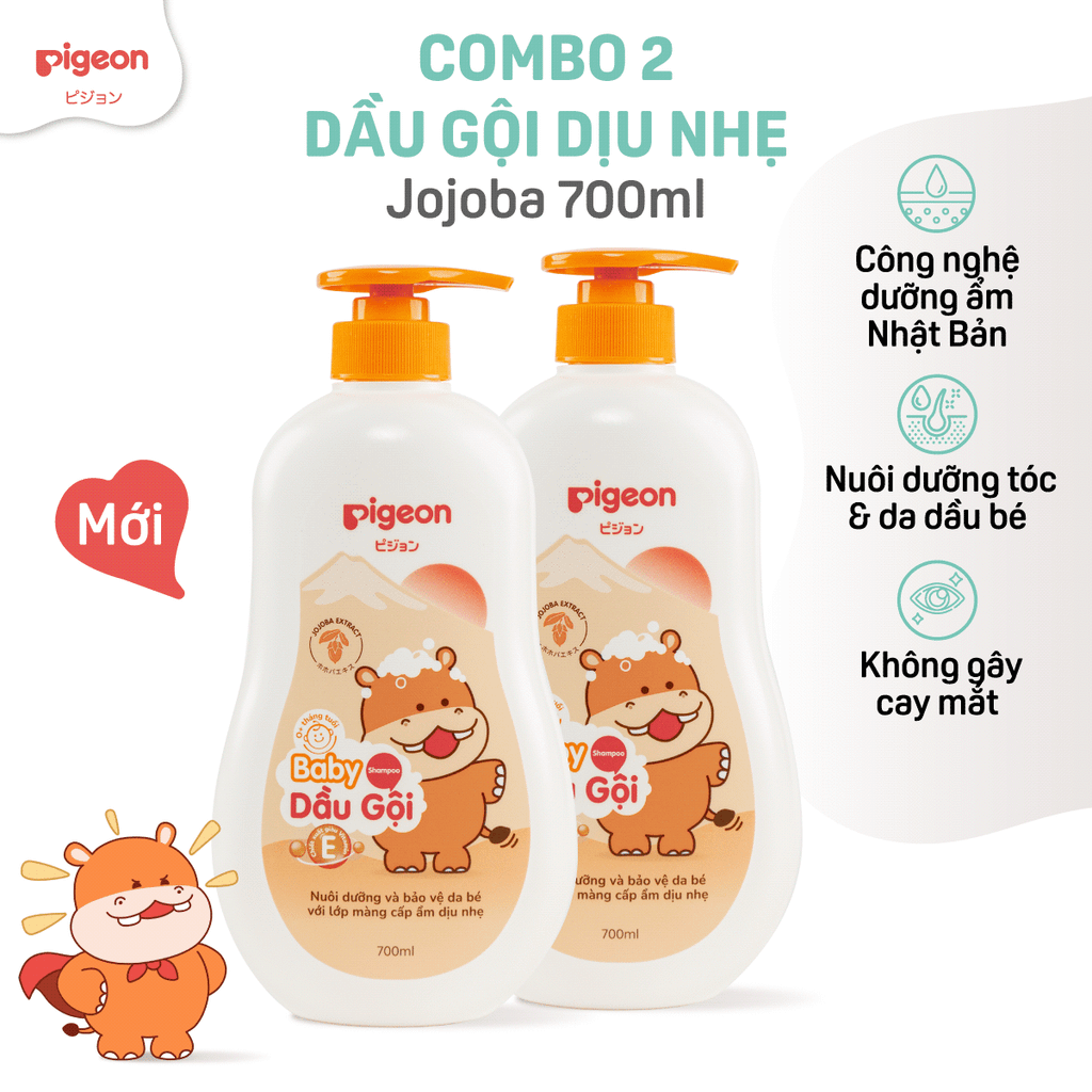 Dầu gội cho bé Pigeon 700ml (MẪU MỚI) – PIGEON OFFICIAL STORE