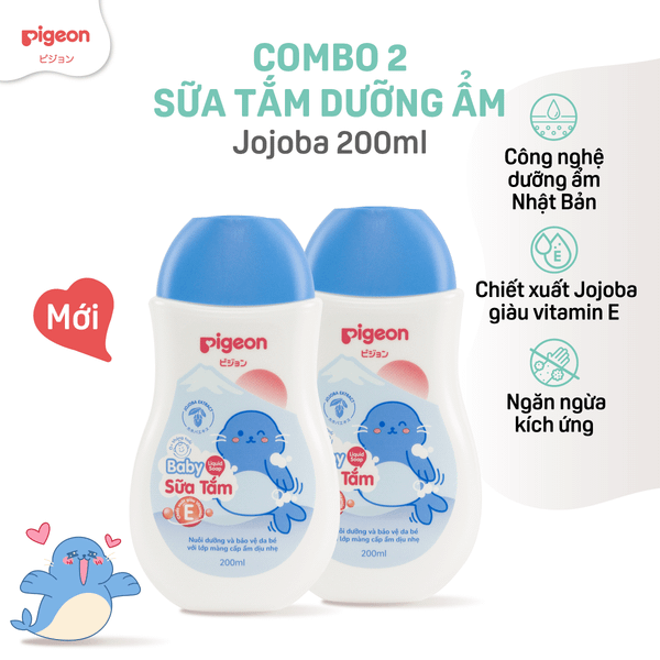 Sữa Tắm Dịu Nhẹ Jojoba Pigeon 200Ml