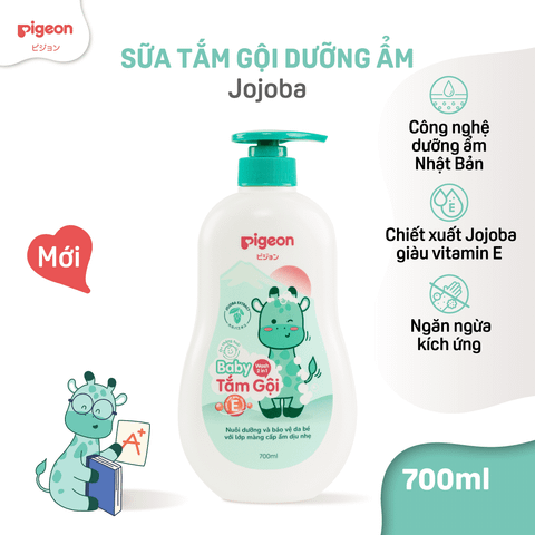 Tắm Gội Dịu Nhẹ Pigeon Hương Jojoba 700Ml