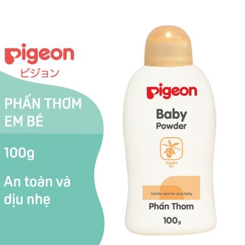 Phấn Thơm Em Bé Pigeon Nắp Màu 100G