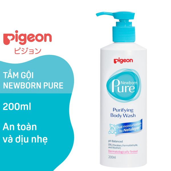 Tắm Gội Newborn Pure Pigeon 200Ml (Hsd 5/2022)