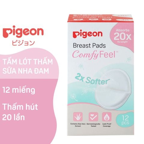 Tấm Lót Thấm Sữa Nha Đam Pigeon 12 Miếng