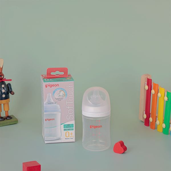 Bình sữa Pigeon PP Plus thế hệ III 160ml/240ml/330ml