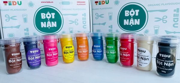  Bột nặn Set 10 (hủ 140gr) - Bột nặn an toàn TEDU 