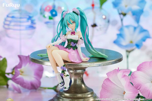 FuRyu - Noodle Stopper - Hatsune Miku Flower Fairy - Morning Glory Pink ver