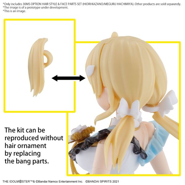 30MS Phụ kiện OPTION HAIR STYLE & FACE PARTS SET - HIORI KAZANO / MEGURU HACHIMIYA