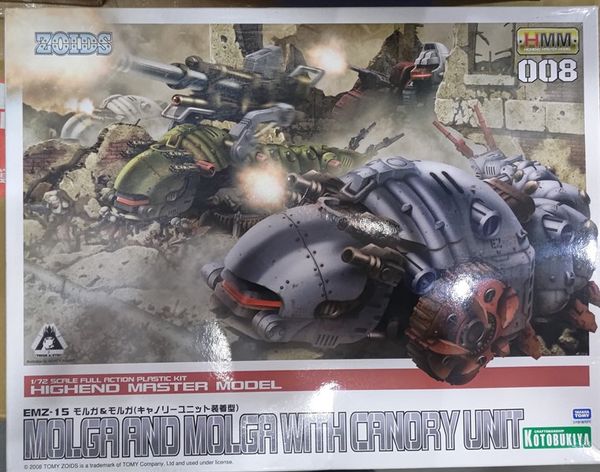 Kotobukiya 1/72 Zoids Molga and Molga with Canory Unit
