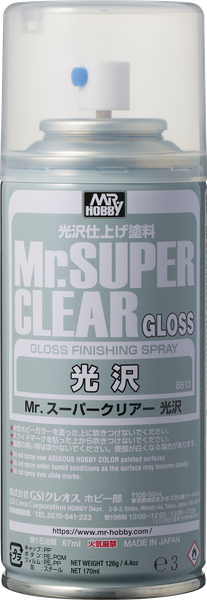 Sơn Phủ Bảo Vệ Mô Hình Clear Coat Mr. Super Clear - Gốc Dung Môi Lacquer