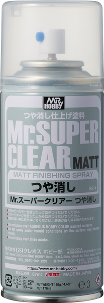 Sơn Phủ Bảo Vệ Mô Hình Clear Coat Mr. Super Clear - Gốc Dung Môi Lacquer